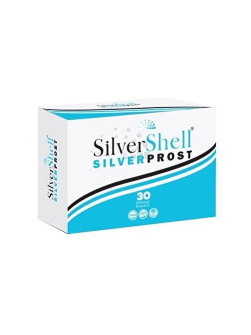 Silvershell SilverProst Saw Palmetto, Pygenum Africanum, Pumpkin Seed, Urtica Dioica, Likopen ve Selenyum 30 Kapsul