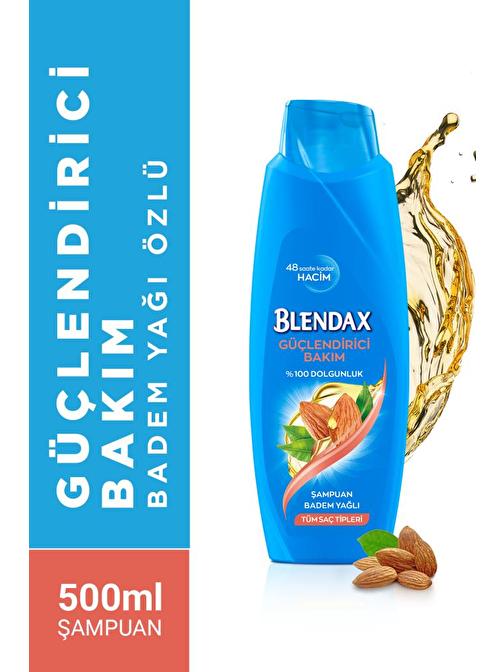 Blendax Badem Yağı Özlü Şampuan 500 ml