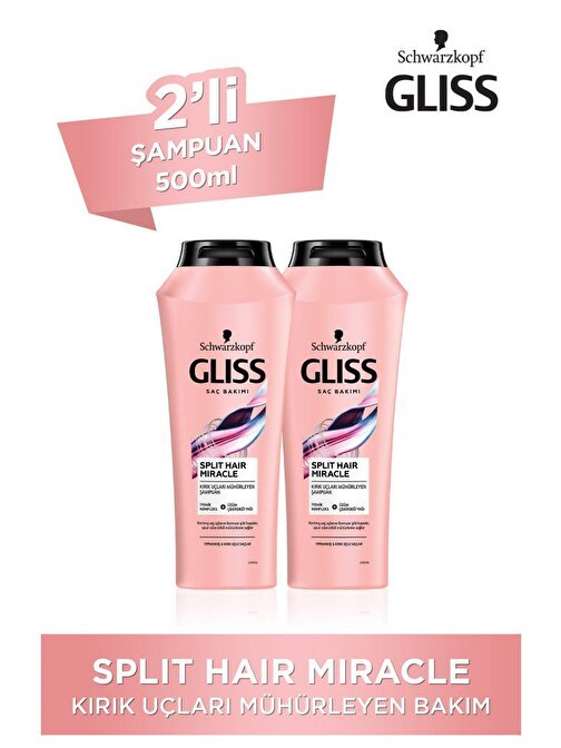 Gliss Split Hair Miracle Şampuan 2 x 500 ml