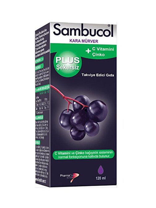 Sambucol Plus Şekersiz Takviye Edici Gıda 120 Ml