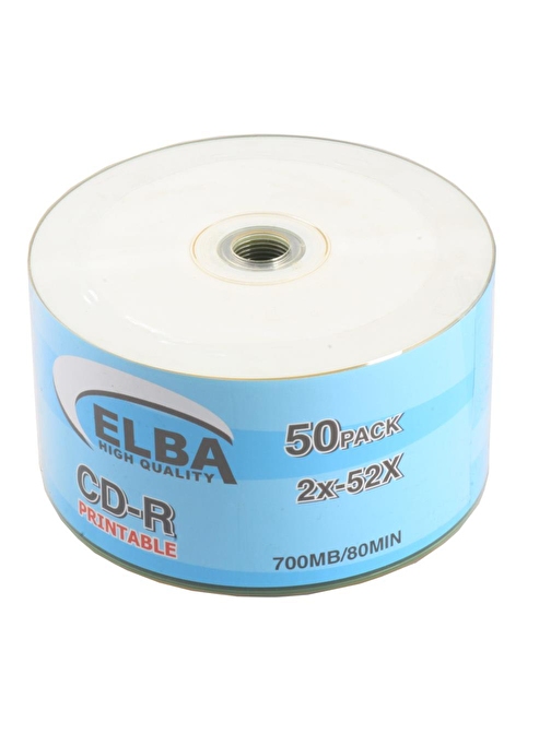 ELBA CD-R 700MB-80MIN PRINTABLE 50Lİ SHRİNK