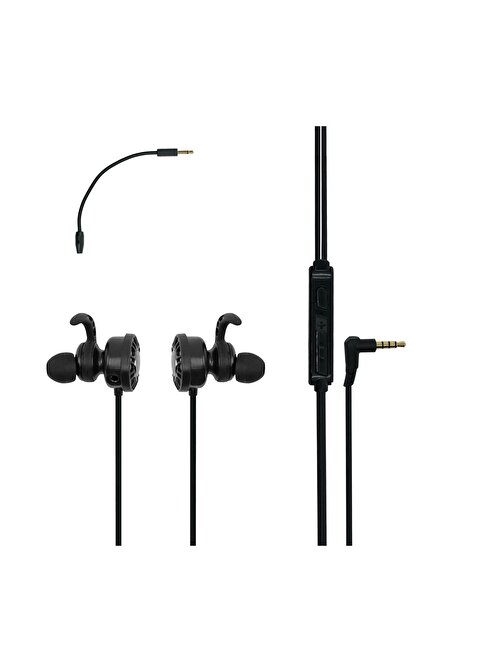 Mf Product 0182 Kablolu Kulak İçi Gaming Kulaklık Siyah