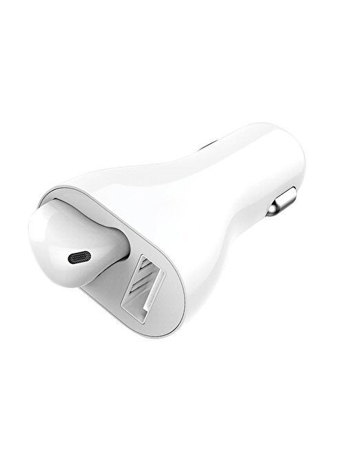 Mf Product 180 Kablosuz Silikonlu Kulak İçi Bluetooth Kulaklık Beyaz