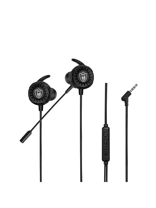 Mf Product Strike 0639 Mikrofonlu Kablolu Kulakiçi Oyuncu Kulaklığı Siyah