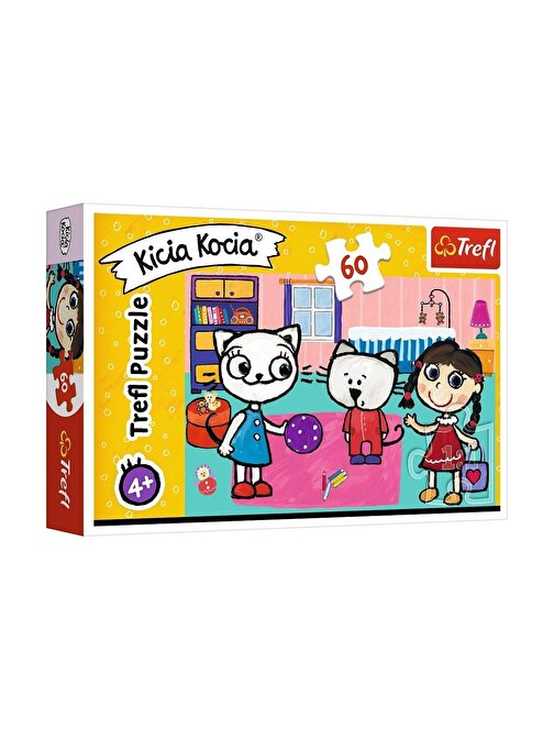 Trefl 17343 Puzzle Kicia Kocia Kitty Cat With Friends 60 Parça Puzzle