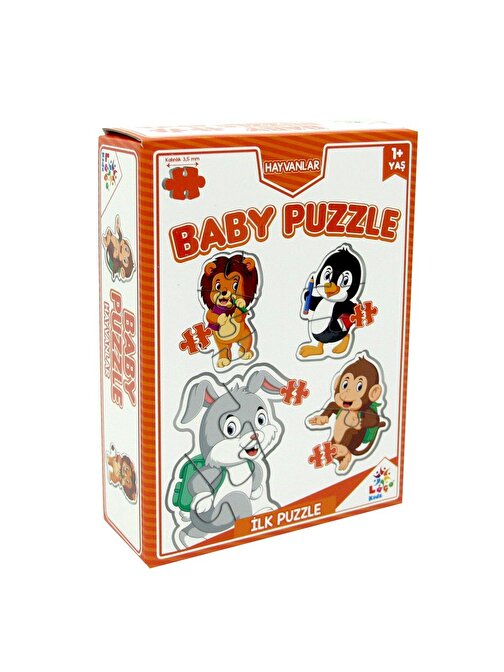 Laço Kids Baby Puzzle Çiftlik Hayvanlarını Öğreniyorum