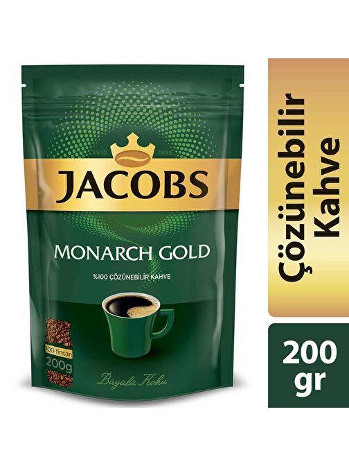 Jacobs Monarch Gold Kahve 200 gr Eko Paket
