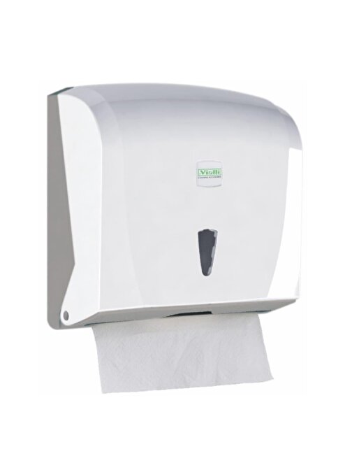 Vialli K20 Z Katlı Kağıt Havlu Dispenseri 200'lü Beyaz