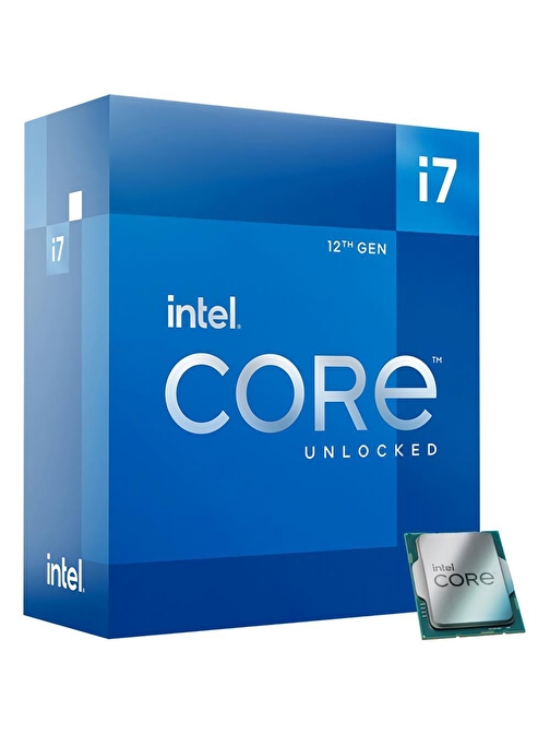 Intel i7-12700K 6 Çekirdek 3.6 Ghz Turbo Hızı 25 MB Ön Bellek Lga1700 Soket Tipi İşlemci