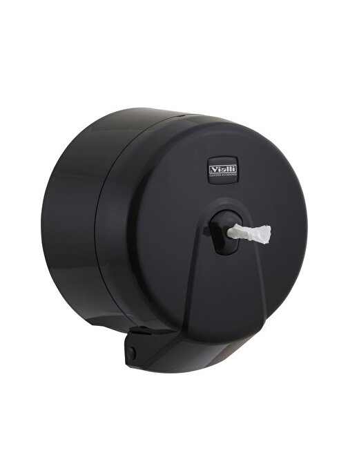 Vialli K3B Mini Cimri İçten Çekme Tuvalet Kağıdı Dispenser Siyah