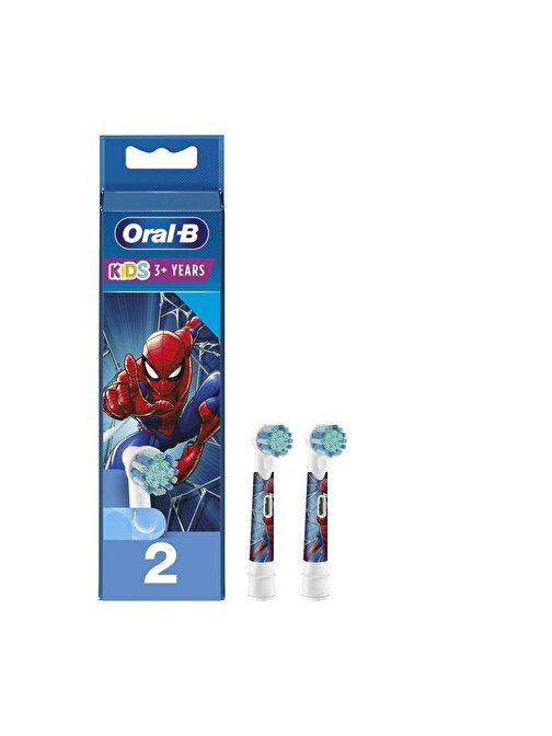 Oral-B Stages Çocuklar İçin Diş Fırçası Yedek Başlığı Spiderman 2'li