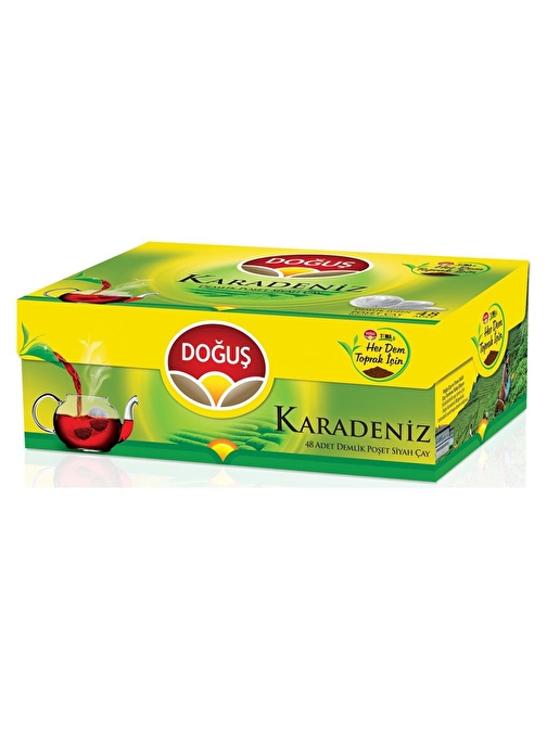 Doğuş Karadeniz Bergamot Aromalı Demlik Poşet Çay 48'li 320 gr