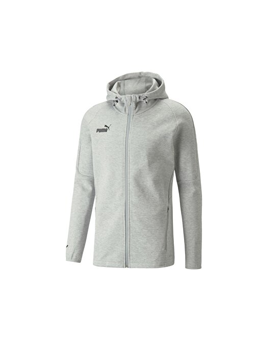 Puma 65738333 Teamfinal Casuals Hooded Jkt Erkek Ceketi Gri