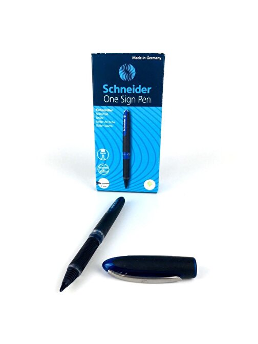 Schneider One Sign Pen 1.0 MM Roller Kalem Mavi 10 lu 1 Kutu