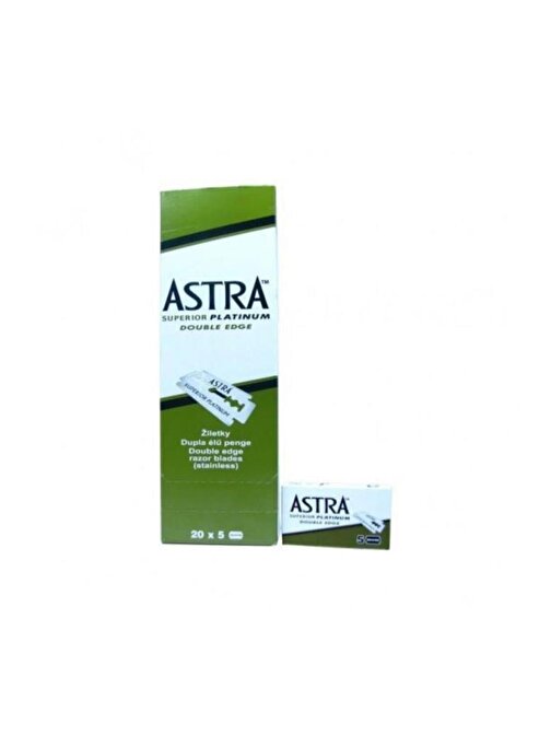 Astra Traş Bıçağı Yeşil Jilet 20'li Paket