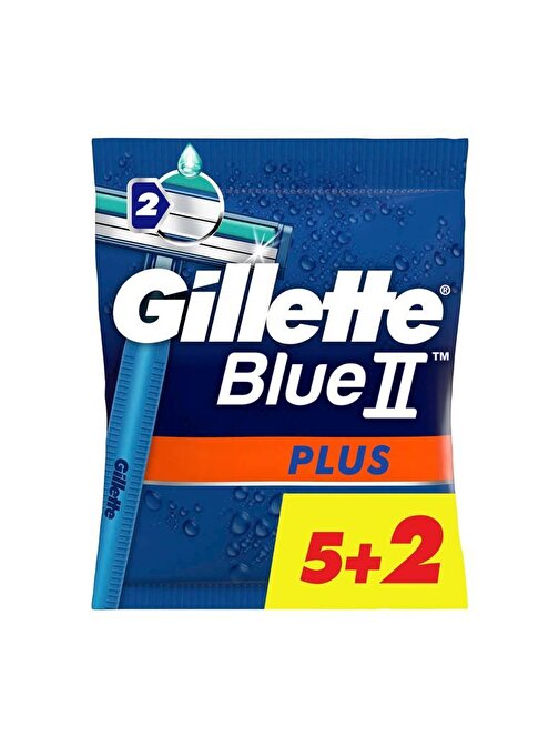 Gillette Blue2 Plus Kullan-At Tıraş Bıçağı 7'li