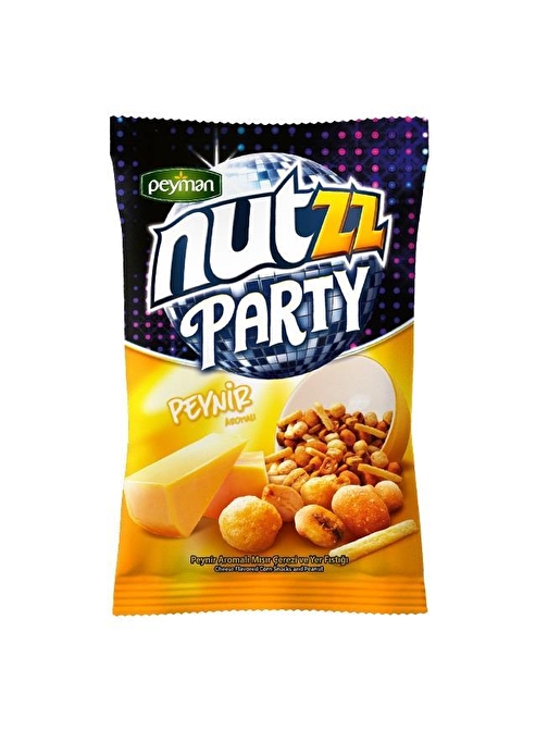 Peyman Nutzz Party Peynir Aromalı Mısır Çerezi Ve Yer Fıstığı Çerezi 200 Gr