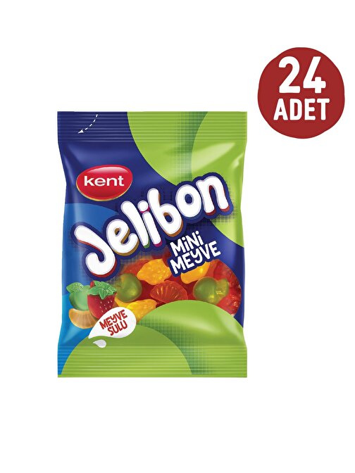 Kent Jelibon Mini Meyve 80 gr x 4 Adet
