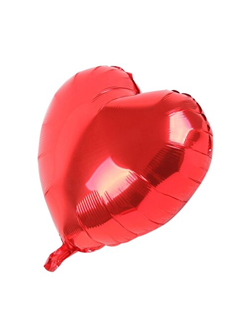 Huramarketing Parti AKsesuar Kalp Balon Folyo Kırmızı 45 cm 18 inç
