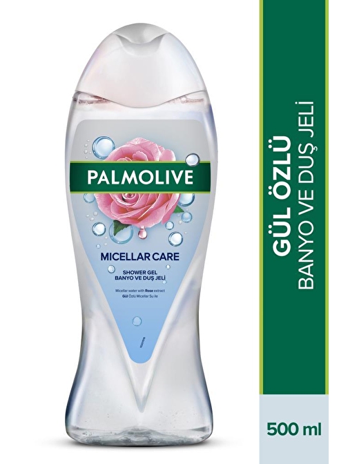 Palmolive Micellar Care Gül Özlü Micellar Su İle Banyo Ve Duş Jeli 500 ml