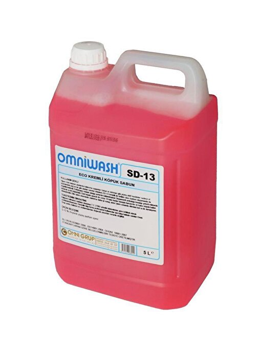 Omniwash Sd-13 Eco Hijyenik Köpük Sıvı El Sabunu 5000 ml