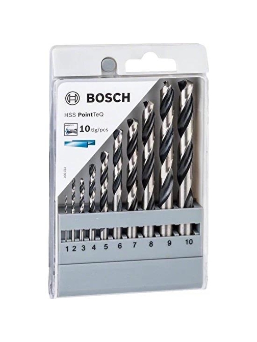 Bosch Hss Pointteq Metal Matkap Ucu Seti 10'Lu