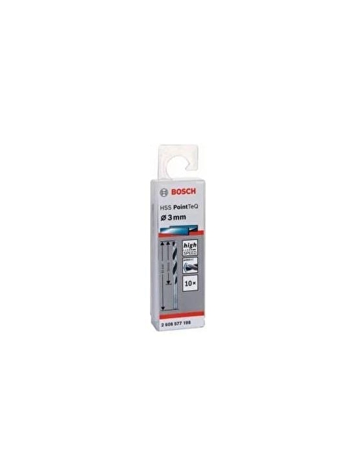 Bosch Hss Pointteq Metal Matkap Ucu 3.0  Mm 10'Lu