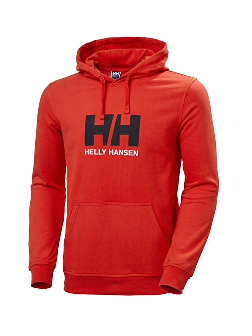 Helly Hansen Hha.33977 - Logo Hoodie Sweat Shirt Kırmızı M