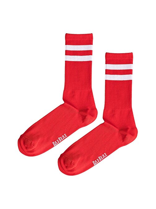 Bad Bear 18.01.02.030 - Spor Erkek Çorap Kırmızı
