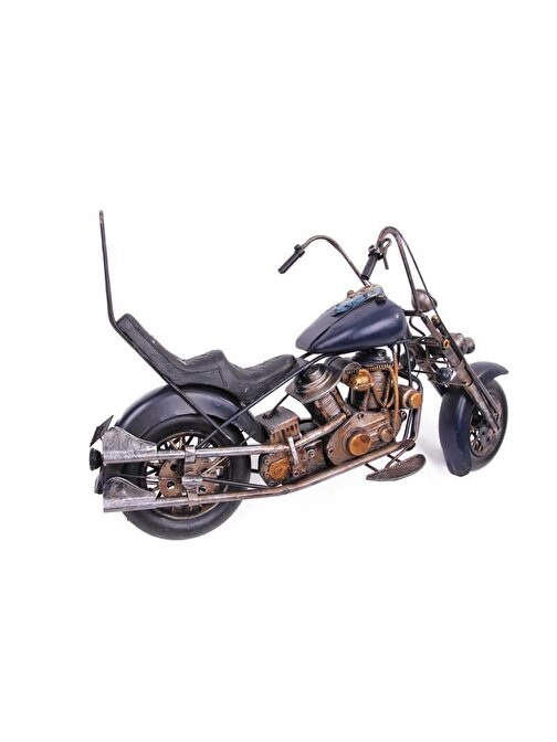 Huramarketing Metal Motosiklet Biblo Dekoratif Hediyelik