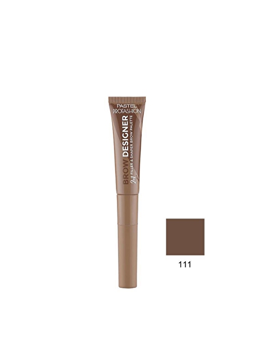 Pastel Pro Fashion Brow Designer 2 in 1 Kalıcı Jel Kaş Boyası 111 7 g