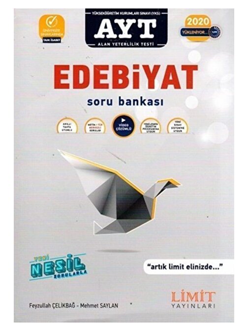 Limit Yayınları AYT Edebiyat Soru Bankası 2022