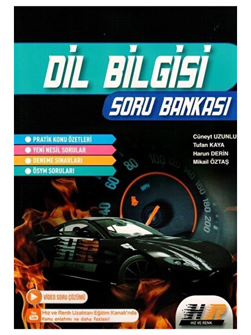 Hız ve Renk Yayınları Yayınları TYT AYT Dil Bilgisi Soru Bankası