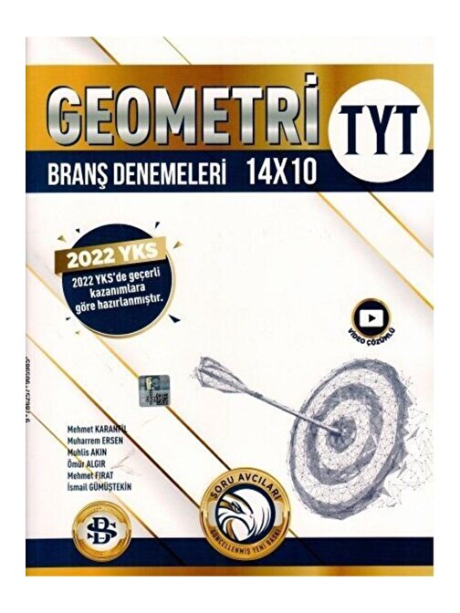 Bilgi Sarrmal Tyt Geometri 12 X 10 Branş Denemeleri