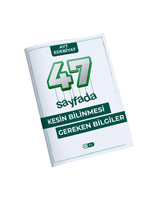 Fragman Yayınları 2022 AYT Edebiyat 47 Sayfada Kesin Bilinmesi Gereken Bilgiler