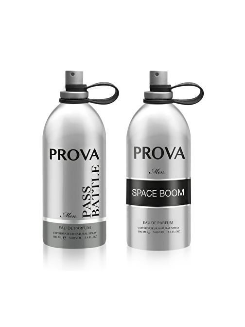 Prova Space Boom ve Pass Battle EDP Erkek Parfüm Setleri 2 x 100 ml 2'li Parfüm Setleri