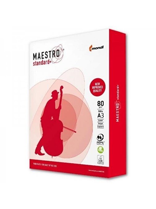 Mopak Mondi Maestro A3 Fotokopi Kağıdı 80Gr 1 Paket 500 Sayfa