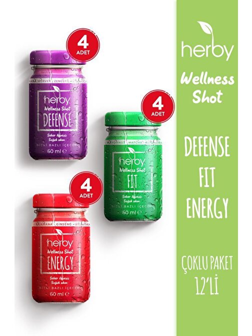 Herby Wellness Shot Deneme Paketi X12