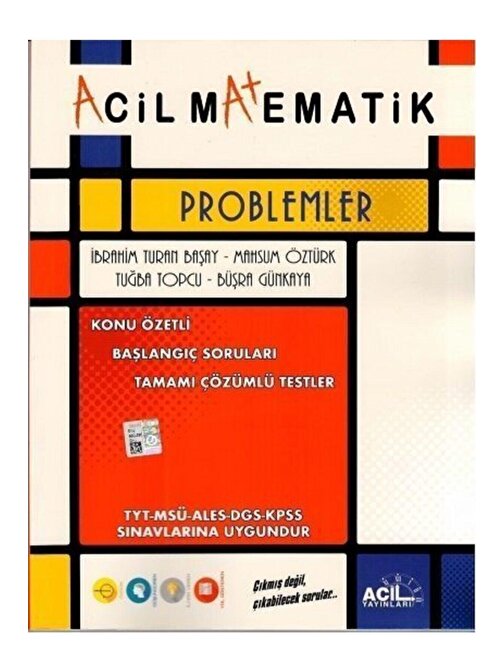 Acil Yayınları Acil Yayınları Problemler Konu Özetli Başlangıç Soruları Tamamı Çözümlü Testler