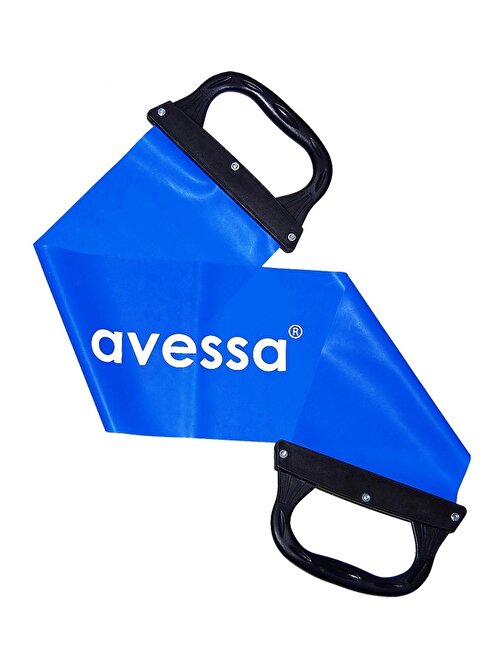Avessa Ce-500 - Tutamaçlı Pilates Bandı Sert Direnç Mavi