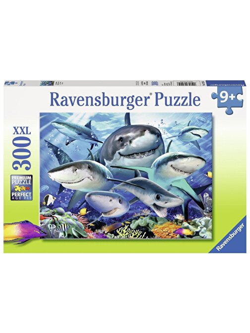 Ravensburger 300 Parça Puzzle Köpekbalıkları 132256