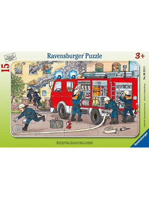 Ravensburger 15 Parça Puzzle Fireman 063215