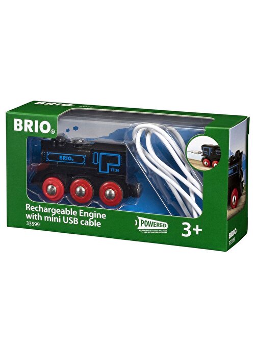 Brio 33599 USB ile Şarj Edilebilir Lokomotif