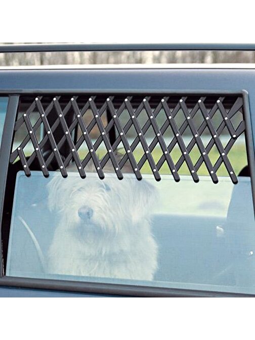 Trixie Köpek Araba Camı Parmaklığı, 30-110 Cm,Siyah