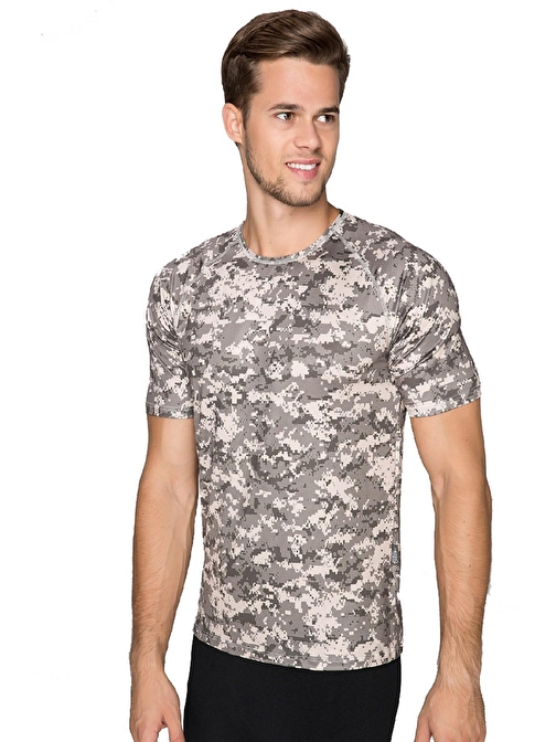 Thermoform Hzt18025 - Army Microfiber Erkek Tişört Yeşil S