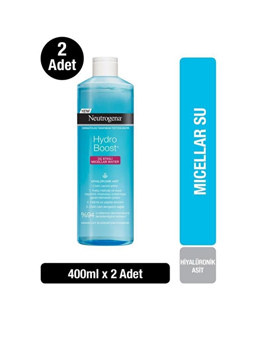 Neutrogena Hydro Boost Micellar Water 400 ml x2