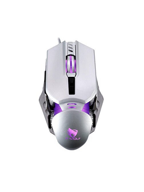 MF Product Strike 0574 RGB Kablolu 3D Gri Optik Led Gaming Mouse