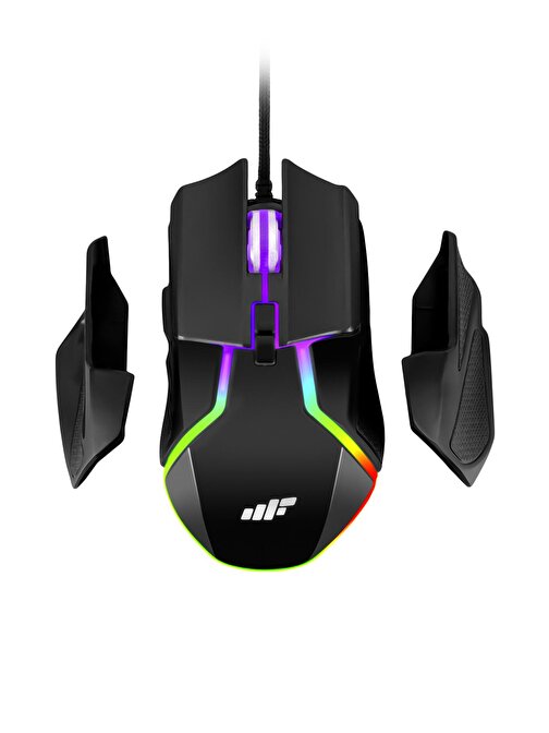 MF Product Strike 0589 RGB Kablolu 3D Siyah Optik Led Gaming Mouse