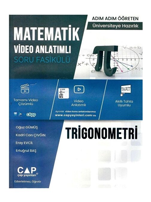 Çap Yayınları Çap-Trigonometri Tamamı Video Çözümlü 2022