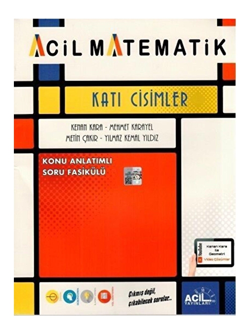 Acil Yayınları Acil Katı Cisimler Konu Anlatımlı Soru Fasikülü